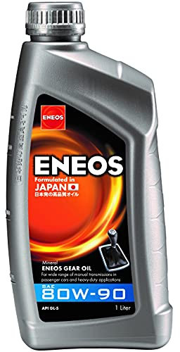 Eneos Super Multi Gear Olio 80W90 per Ingranaggi 1 Litro - Per Ingranaggi Ipoidi e Riduzioni di Mozzi - API GL-5, MIL-L-2105-D und Mack GO-G