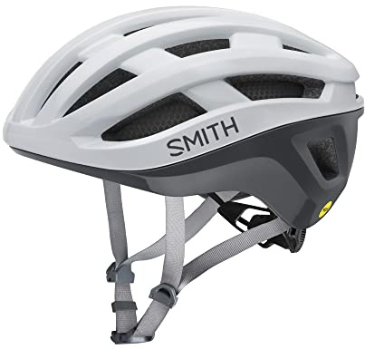 SMITH Persist Cycling Helmet – Adult Road Bike Helmet with MIPS Technology + Zonal Koroyd Coverage – Lightweight Impact Protection for Men & Women – White/Cement, Medium