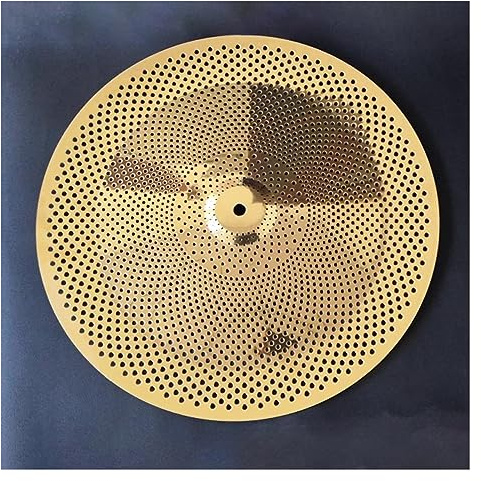 Platillo Dorado Silencioso Platillo De Aleación De Platillo Chino De 16 '' Accesorios para Instrumentos de percusión