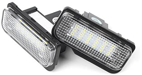 XENITE Heckleuchte Kennzeichen 2Pcs Auto Kennzeichenbeleuchtung Licht Für CE CLS SLK Klasse W203 W211 S211 W219 R217 E55 E63AMG