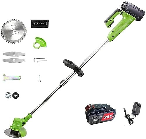 Corta Cespedes pequeños electrico Cortacésped eléctrico, cortacésped retráctil inalámbrico, Kit de cortacésped, Herramientas de Corte de jardín, cortadora de césped