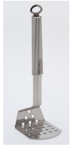 Nestwell N-290 Edelstahlstampfer (L Typ) Kartoffel/Gemüse/Pav Bhaji Stampfer | Ergonomischer Edelstahlgriff | Schwerer Presskopf