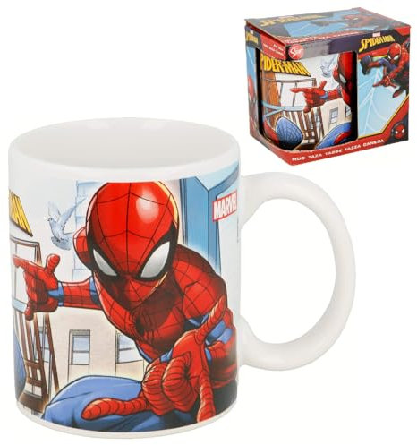Tasse en céramique Spiderman Marvel modèle Mug 325 ml petit déjeuner tasse pour enfants