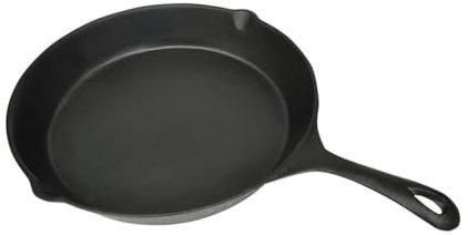 Rantry Grill Padella in ghisa 30 cm Piastre rotonde e bistecchiere