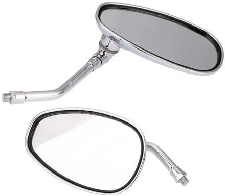 Motorrad Rückspiegel 2Pcs Fahrrad Lenker Reflektor Rückspiegel Mountainbike Elektrische Roller Breite Palette Einstellbare Winkel Spiegel Motorrad Lenkerendenspiegel