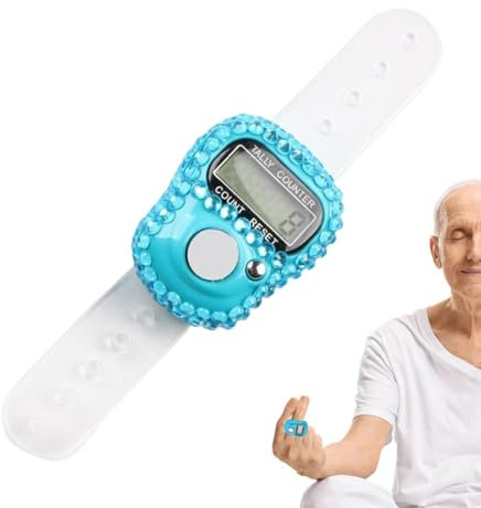 Digitaler Rundenzähler - tragbarer Clicker -Tally, Handheldnummern - | Score Keeper -Geräte, LCD -Display -Zählclicker, elektronischer Reihenmarker für Sport -Strickereignisse Inventar