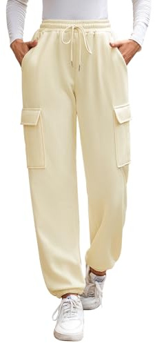 Pantalon Chandal Termico Mujer Invierno Forro Polar Pantalones Cargo Deportivos Pantalón Jogger Comodos de Exterior Casa Deporte