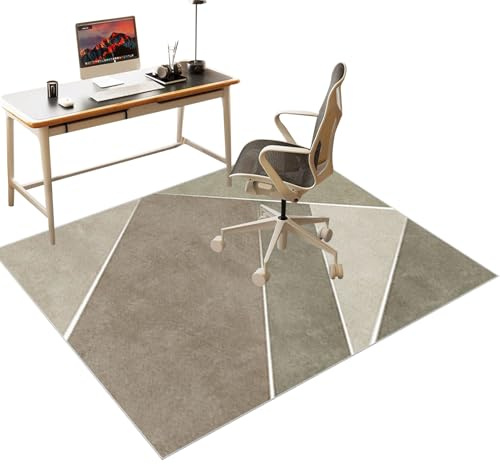Tappetino protettivo per pavimenti resistente, per sedie da ufficio, giochi per computer e sedie da scrivania, tappetino resistente e base in legno duro, tappeto antiscivolo per pavimenti in legno e