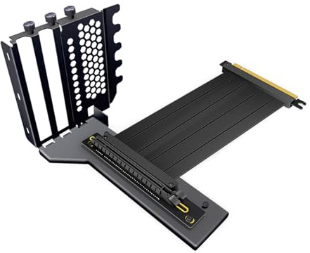 YUGSHNKFC De Carte Graphique Vertical GPU PCIE4.0 X16 Disposition PC Améliorée Installations Faciles pour Cartes Mères Et Boîtiers Larges GPU Vertical