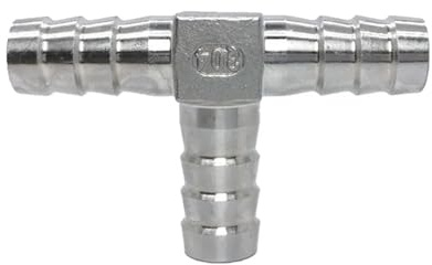 NHKSFBLQ 304 Edelstahl T-Typ Schlauchverbindung 3 Weg 19mm for Wasser Öl Und Gas Schlauch Rohr Anschluss Armaturen