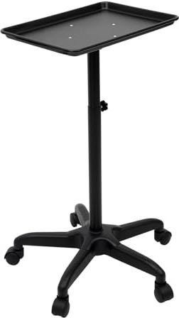 Carrello per parrucchieri tablet per acconciatura a roulette, altezza regolabile, carrello da salotto con vassoio e ruote, vassoio per rotolamento del salone di tatuaggio, per saloni di parrucchieri