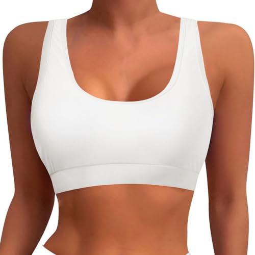 2026 Mujer Sujetador Deportivo Bikini Top Racerback Natación Top Halter Trajes de Baño Top Acolchado Crop Tops Traje de Baño