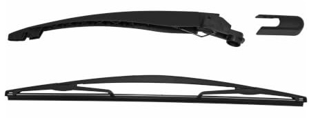 VAICO V40-1843 Wischarm-Satz mit integriertem Wischblatt mit Kappe Hinten Kompatibel mit OPEL Corsa C Schrägheck X01 1017146 1273391 1273391kit | Kompatibel mit: OPEL COMBO Kasten/Großraumlimousine, COMBO Tour, CORSA C, MERIVA A Großraumlimousine