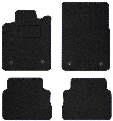 MOTOS alfombrillas coche de velours standard adecuado para Opel Vectra C 2002-2008 Compacto, Berlina - Standard, Tejido, Gris - Experimenta un nuevo confort de conducción con un juego de alfombra de c