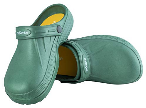 Woodside Clog Shoe, Multipurpose- Green Size 9