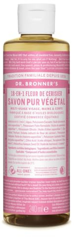 Savon liquide fleur de cerisier Dr Bronner's 240 ml