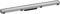 hansgrohe 56038800 RainDrain Match Shower Drain 800 with Height-Adjustable Frame Brushed Stainless Steel Complete Set Channel, 80 cm