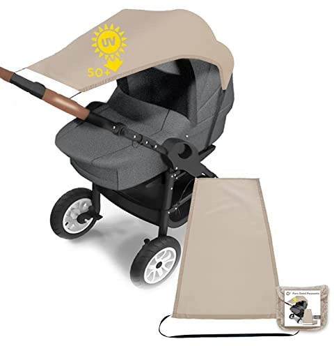 Pare Soleil Poussette Universelle, Toile Anti-UV UPF50+