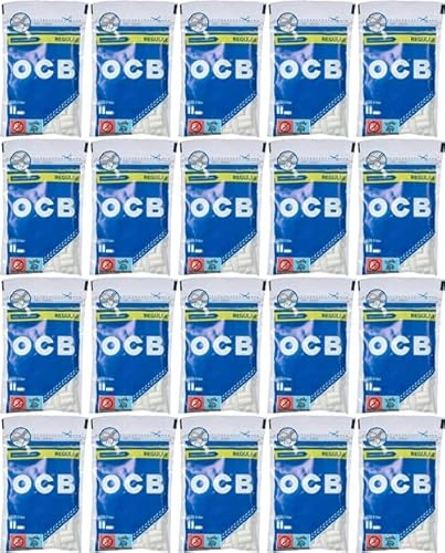 OCB Regular Filter Drehfilter Ø 7,5mm + DHOBIA Sticker (20x100)