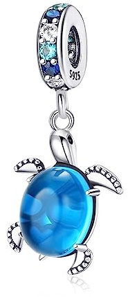 Symretie 925 Sterling Silber Charms Anhänger - Schmetterling Herz Charm für Frauen Halskette & Armband Schmuck | Mutter Geschenk