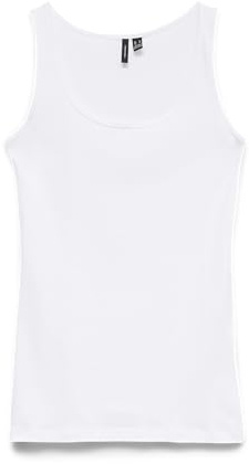 VERO MODA Vmlulu Long Tank Top Jrs Noos Camiseta de Tirantes Anchos Mujer (Pack de 1)
