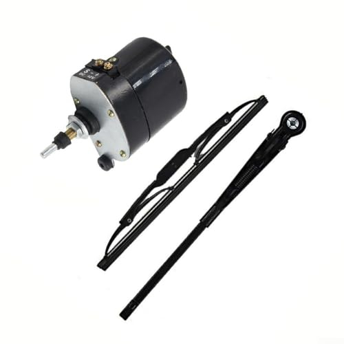 12 V elektrische Scheibenwischer-Kits, Scheibenwischermotor mit Flügeln, Scheibenwischermotor, elektrischer Scheibenwischer für Fischerboot, Wohnwagen (Motor)