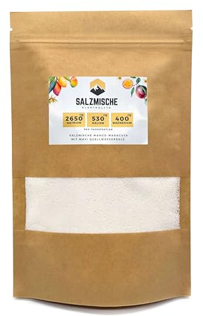 Elektrolyte ohne Zucker Mango-Maracuja I Natrium Magnesium Kalium für erfrischendes Sport Getränk zur Unterstützung von Elektrolytbalance und Sport Hydration I karibische Mineralsalzmischung 200g