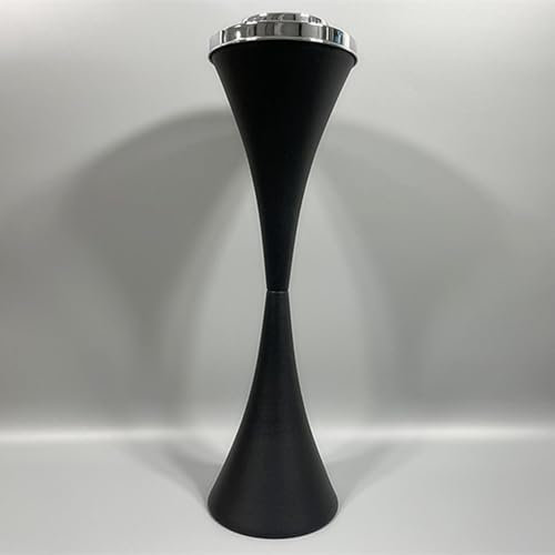 Standaschenbecher für den Innen- und Außenbereich, kommerzieller Zigarren-Aschenbecher mit Deckel, stilvolles glänzendes schwarzes Design, kreative Aschenbecher für Zuhause oder Geschäft