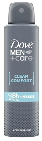 3 er Pack Dove Men+Care Anti-Transpirant Spray Clean Comfort Deodorant Deospray 3 x 150 ml