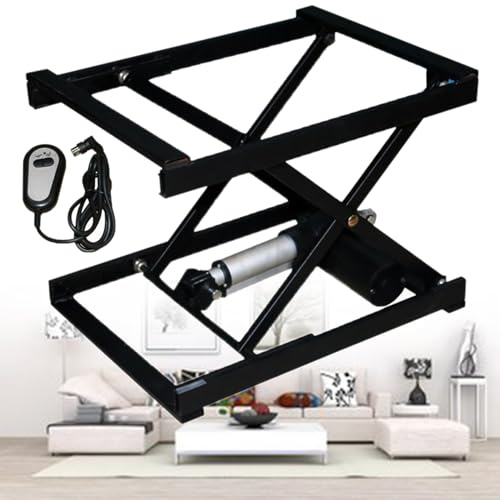 Elevador de Tijeras de eléctrico Mesa eléctrica, mescentro eléctrica, Soporte de para mescomedor, plataformaltura Ajustable, con Control Remoto, mar