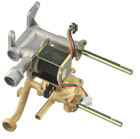 Desiumite Conjunto de válvula de enlace de calentador de agua de gas de cobre de 150 mm para modelos de 7-10 L, flujo de agua suave, instalación rápida, resistente a la corrosión, fiable