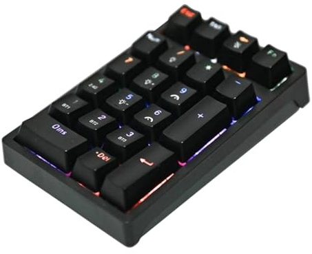 Generisch Drahtlose Numerische Tastatur USB Mechanische Kompakte Tastatur | 21 Tasten Drahtlose Universelle Numerische Tastatur Für Desktop Notebook Computer Laptop Spiele Kompakt