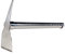 LUBAN Pioche en Acier Inoxydable, Longueur : 39cm, pioche en métal Inoxydable pour Les travaux Difficiles sur Sol Dur et caillouteux