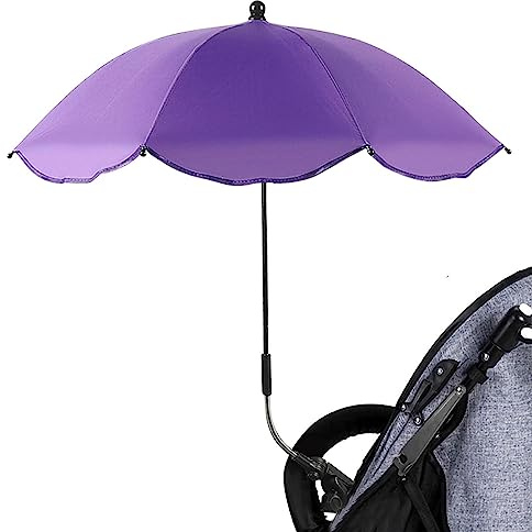 Sombrilla Cochecito - Sombrilla Para Cochecito Anti UV - Sombrilla Bebé | Paraguas Cochecito Impermeable Para Protección,Sombrilla Con Manija Paraguas Para