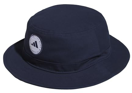 adidas Men's Cotton Bucket HAT, Collegiate Navy, M-L