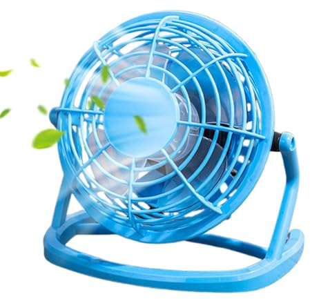Ventilateur Personnel de Table Portable - 4 Pouces Silencieux de Refroidissement | Fort Flux pour Bureau