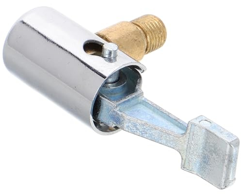 NUOBESTY Luftanschluss mit Verriegelung Messingadapter für Reifenfüller Kompakter Luftpumpenadapter mit Gewinde Universell für Fahrzeugreifen Fahrrad und Luftmatratzen