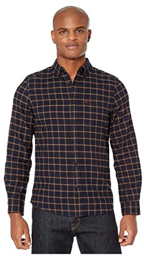 FJÄLLRÄVEN Övik Flannel Shirt, XXL, Dark Navy