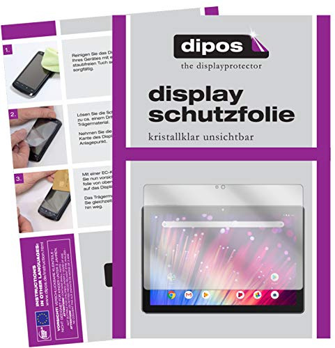 dipos Displayschutzfolie klar für Peaq PET 100 | Passt perfekt, Ultra-Dünn, kratzfest, blasenfrei, Case-Friendly, hüllenfreundlich, Fingerprint-kompatibel, selbstklebend