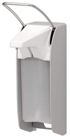 Allcare 21417021 MediQo-line Seifen- und Desinfektionsmittelspender Aluminium 500 ml kurze Hebel