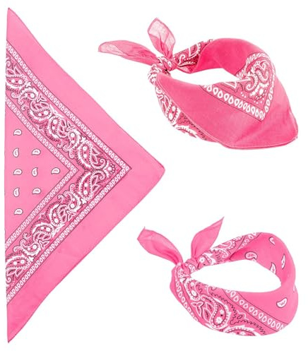 W WIDMANN MILANO Party Fashion - Bandana, 55 x 55 cm, Halstuch, Kopftuch, Accessoire für Kostüme