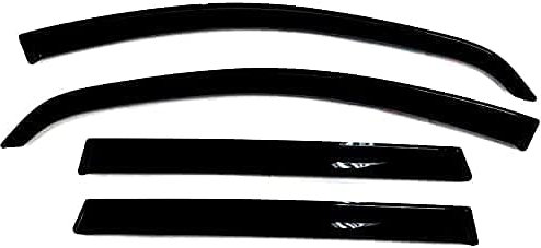 WITH001 4 Stück Auto Windabweiser für Renault Dacia Duster 2010-2018, Hohe Qualität Winddicht Sonnenschutz Schatten Windabweiser