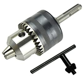 CHANCS 1/2-20UNF 3.0mm-16mm Llave portabrocas de cambio rápido Adaptador para taladro con percutor eléctrico SDS de mango redondo para accesorios de taladro