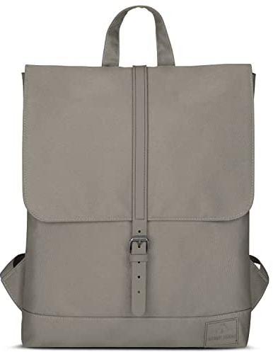 Johnny Urban Rucksack Damen - Mia - Schlanke Tasche mit Laptopfach - Aus Recyceltem PET - 7L - Wasserabweisend - Desert Grey