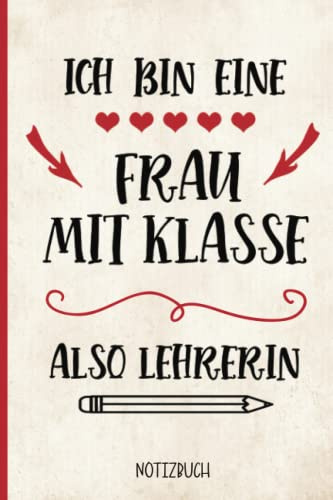 Kleines Geschenk für Lehrerin: Schönes Notizbuch A5 für Klassenlehrerin ein kleine Geschenkidee für beste Lehrerinnen der Lehrer Notizheft Dotted die Kleinigkeit zum Dank das Lehrerheft für Notizen