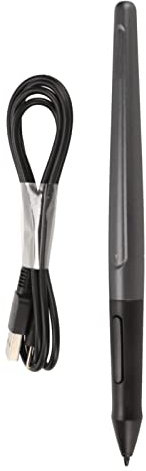 PF150 Stylus, Ergonomischer Grafiktablett Stift Zum Zeichnen mit Programmierbaren Tasten, Intelligenter Stylus Stift für, Lange Akkulaufzeit