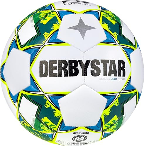 Derbystar Light v23 Pallone da allenamento Bianco Giallo Blu 4