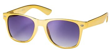 Komonee Gold Drifter Sunglasses Classic Style Retro Sun Shades Eye Glasses UV400 Protection Unisex For Men Women Golf Cycling Sports Fishing Travel