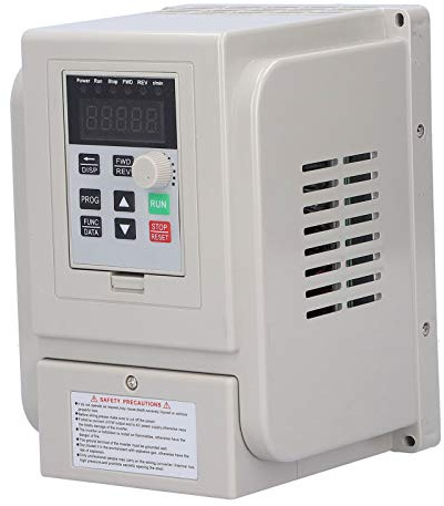 Pilipane Variador De Frecuencia, Controlador De Velocidad del Motor Inversor, Convertidor De Frecuencia Monofásico A Trifásico Inversor De 220V 2,2 KW