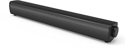 DLOETT Barre de Son d'ordinateur Filaire Home Surround Barre de Son stéréo pour PC Théâtre Aux 3,5 mm